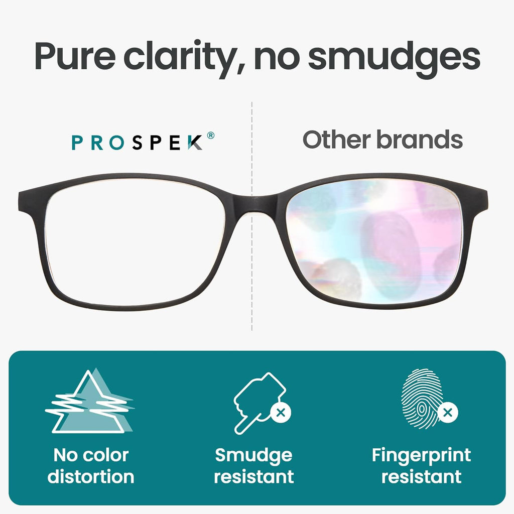 Blue Light Glasses Reading for Men and Women, for Computer Use, Blue Light Protection, Clear Lens 0 to +3.0 Diopters