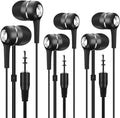 Bulk Earbuds Headphones Wholesale Earphones 50 Pack,Disposable Ear Buds Headsets for Kids School Classroom Students (Black)