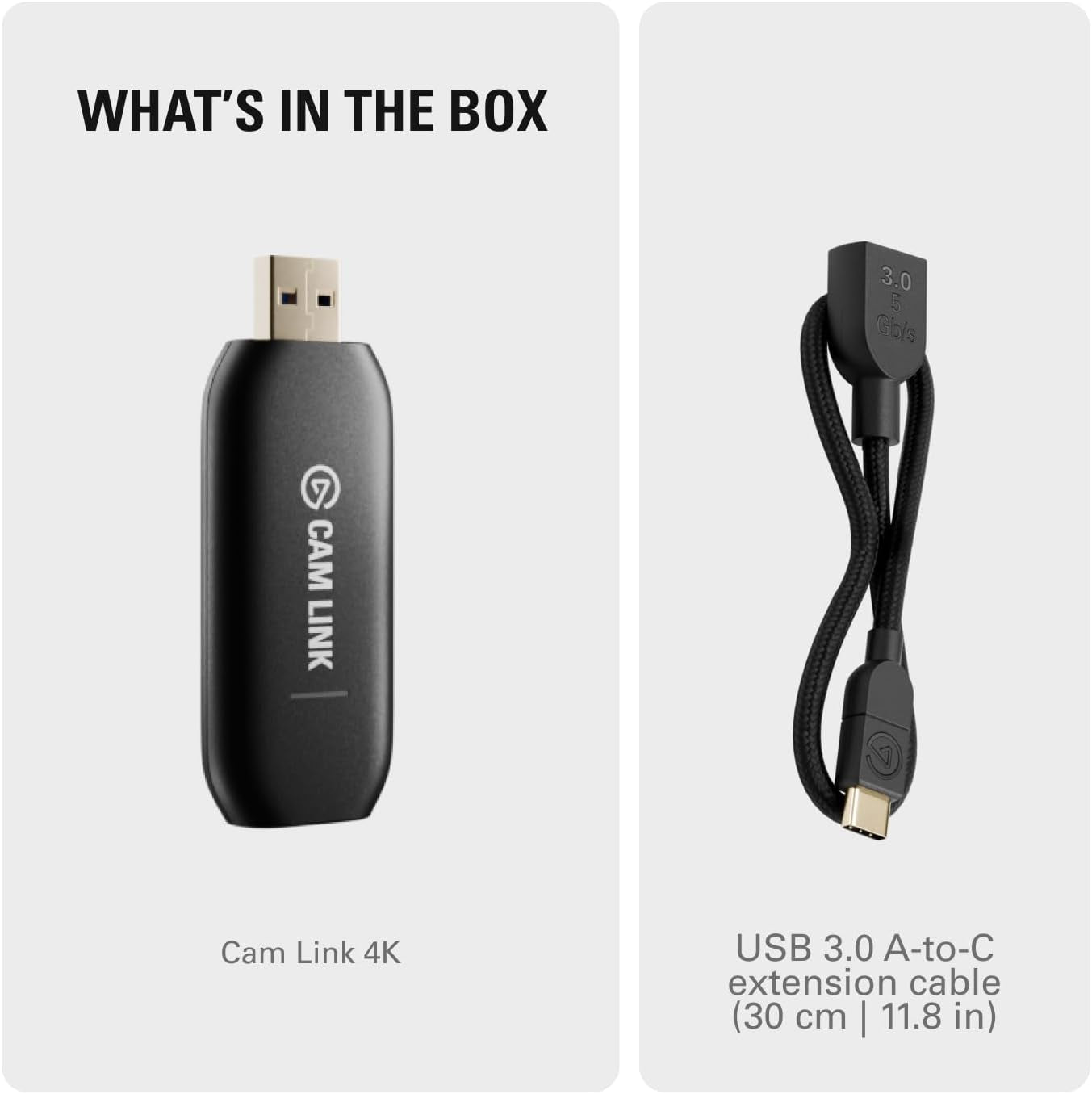 Cam Link 4K – External Capture Card for DSLR & Camcorder, Actioncam as Webcam, Meet/Stream/Record in 1080P60 or 4K30/4K60, Easy Connect for Obs/Zoom/Discord – HDMI to USB 3.0, Pc/Mac/Ipad