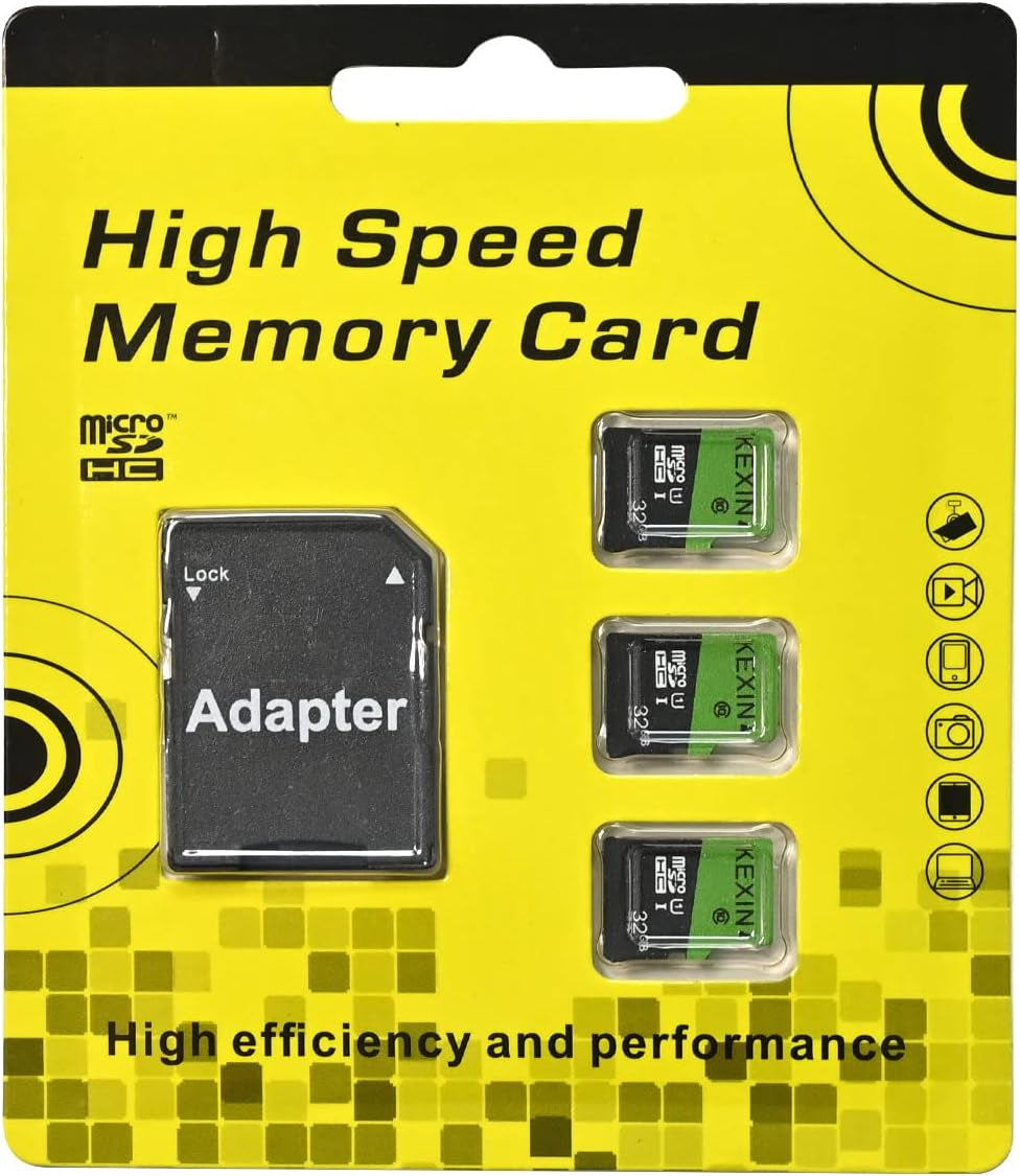 3 Pack 32GB Micro SD Card Memory Card Microsdhc UHS-I Memory Cards Class 10 High Speed Card, C10, U1, 32 GB 3 Pack