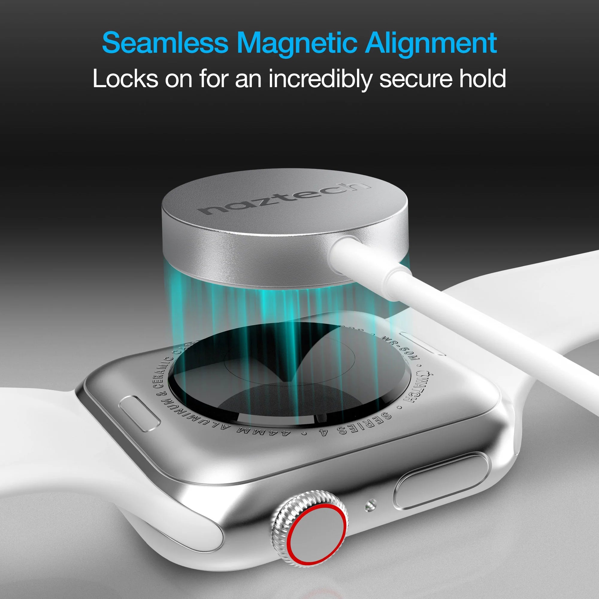 Naztech Magnetic Charging Cable for Apple Watch 3Ft