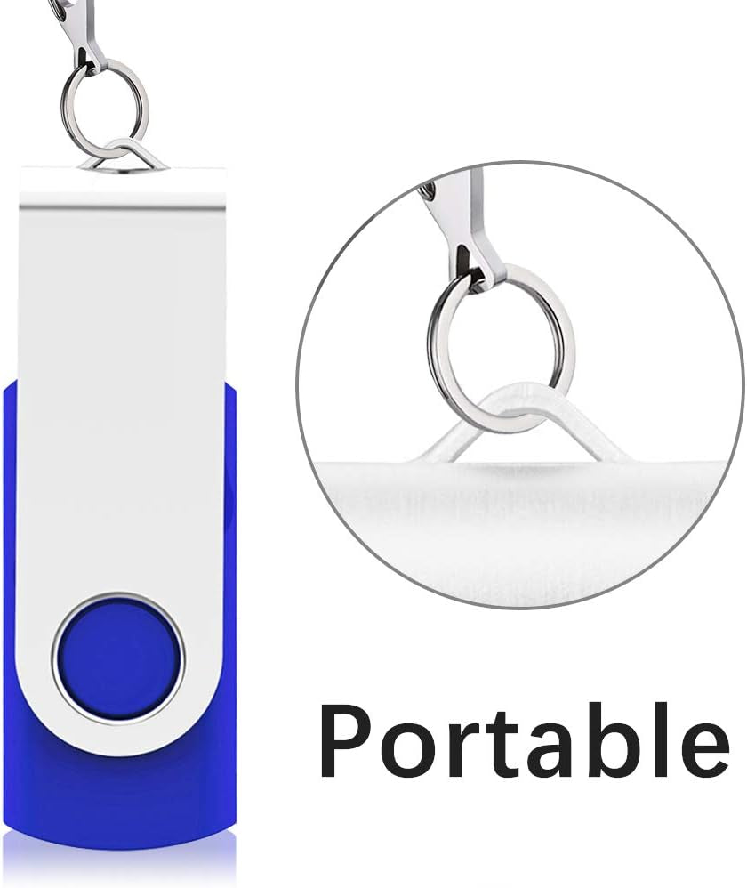 USB Flash Drive 32Gb Thumb Drive 10 Pack 32 GB Flash Drives Bulk, Blue