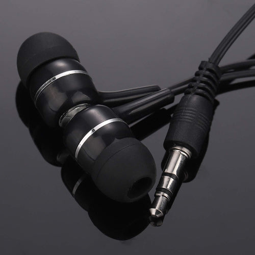 Bulk Earbuds Headphones Wholesale Earphones 50 Pack,Disposable Ear Buds Headsets for Kids School Classroom Students (Black)