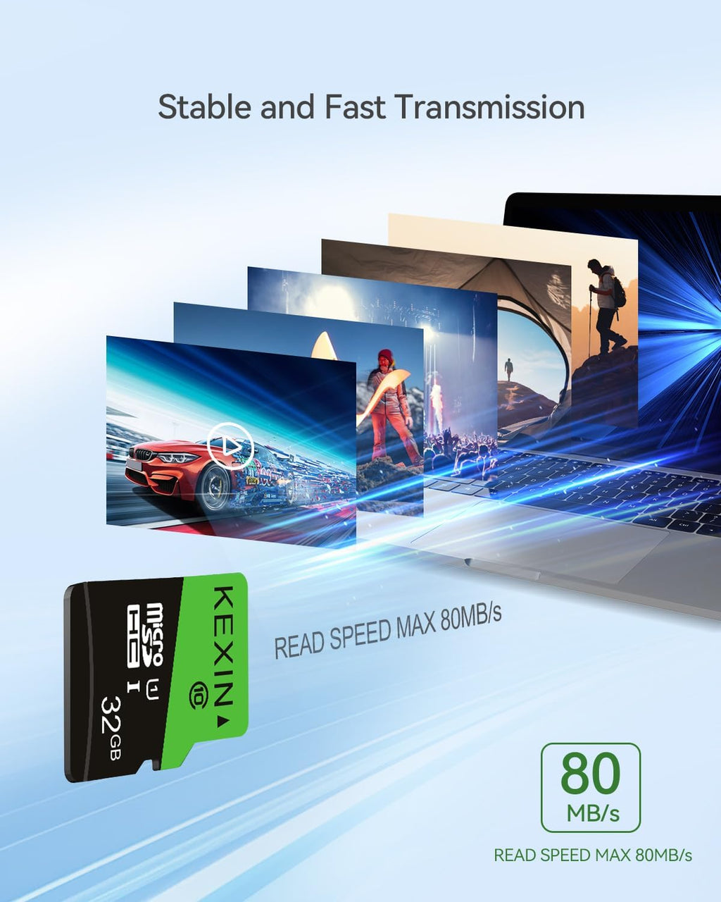 3 Pack 32GB Micro SD Card Memory Card Microsdhc UHS-I Memory Cards Class 10 High Speed Card, C10, U1, 32 GB 3 Pack
