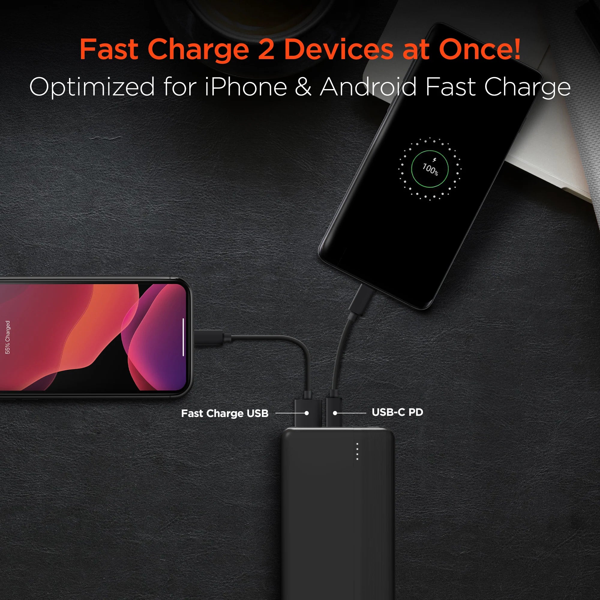 Hypergear 10000Mah 20W PD + USB Power Bank