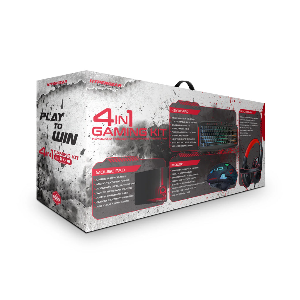Hypergear 4-In-1 Gaming Kit 2021